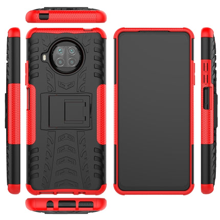 Tire Texture Shockproof TPU+PC Protective Case with Holder, For Huawei MatePad T10/T10S/Enjoy 2, For Xiaomi Mi 10T Lite 5G