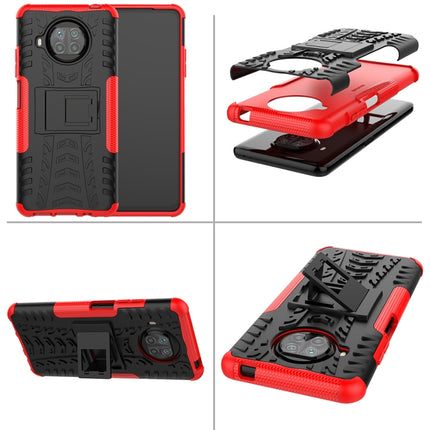 Tire Texture Shockproof TPU+PC Protective Case with Holder, For Huawei MatePad T10/T10S/Enjoy 2, For Xiaomi Mi 10T Lite 5G