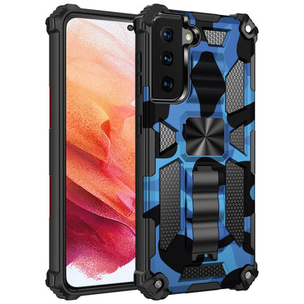 Camouflage Armor Shockproof TPU + PC Magnetic Protective Case with Holder, For Samsung Galaxy S21 5G, For Samsung Galaxy S21+ 5G, For Samsung Galaxy S21 Ultra 5G