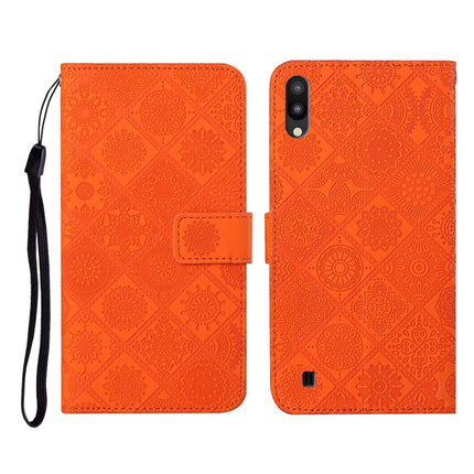 Ethnic Style Embossed Pattern Horizontal Flip Leather Case with Holder & Card Slots & Wallet & Lanyard, For Samsung Galaxy A01, For Samsung Galaxy A10 / M10, For Samsung Galaxy A10s