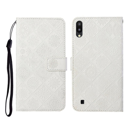 Ethnic Style Embossed Pattern Horizontal Flip Leather Case with Holder & Card Slots & Wallet & Lanyard, For Samsung Galaxy A01, For Samsung Galaxy A10 / M10, For Samsung Galaxy A10s