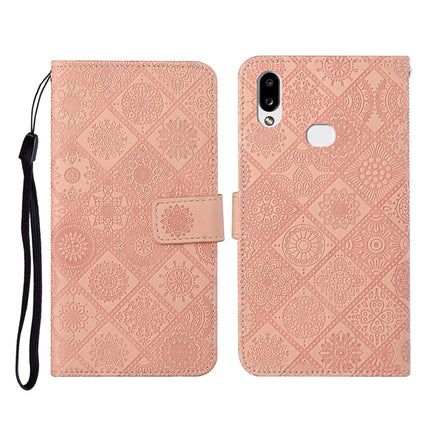 Ethnic Style Embossed Pattern Horizontal Flip Leather Case with Holder & Card Slots & Wallet & Lanyard, For Samsung Galaxy A01, For Samsung Galaxy A10 / M10, For Samsung Galaxy A10s