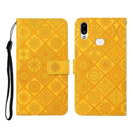 Ethnic Style Embossed Pattern Horizontal Flip Leather Case with Holder & Card Slots & Wallet & Lanyard, For Samsung Galaxy A01, For Samsung Galaxy A10 / M10, For Samsung Galaxy A10s