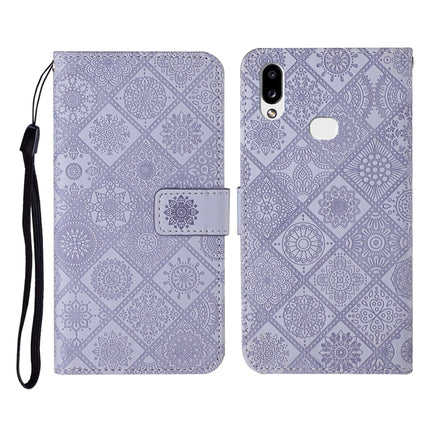 Ethnic Style Embossed Pattern Horizontal Flip Leather Case with Holder & Card Slots & Wallet & Lanyard, For Samsung Galaxy A01, For Samsung Galaxy A10 / M10, For Samsung Galaxy A10s