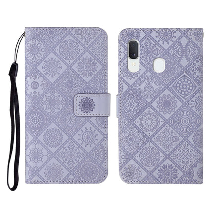 Ethnic Style Embossed Pattern Horizontal Flip Leather Case with Holder & Card Slots & Wallet & Lanyard, For Samsung Galaxy A11, For Samsung Galaxy A12, For Samsung Galaxy A20 / A30