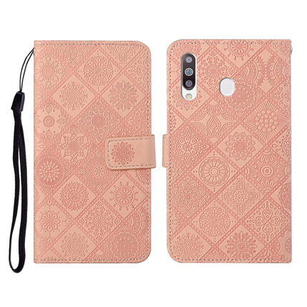 Ethnic Style Embossed Pattern Horizontal Flip Leather Case with Holder & Card Slots & Wallet & Lanyard, For Samsung Galaxy A20e, For Samsung Galaxy A20s, For Samsung Galaxy A21