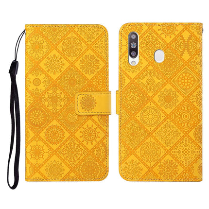 Ethnic Style Embossed Pattern Horizontal Flip Leather Case with Holder & Card Slots & Wallet & Lanyard, For Samsung Galaxy A20e, For Samsung Galaxy A20s, For Samsung Galaxy A21