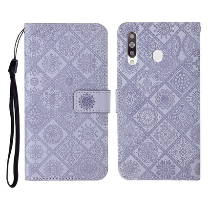 Ethnic Style Embossed Pattern Horizontal Flip Leather Case with Holder & Card Slots & Wallet & Lanyard, For Samsung Galaxy A20e, For Samsung Galaxy A20s, For Samsung Galaxy A21