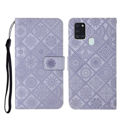 Ethnic Style Embossed Pattern Horizontal Flip Leather Case with Holder & Card Slots & Wallet & Lanyard, For Samsung Galaxy A21s, For Samsung Galaxy A31, For Samsung Galaxy A40