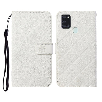 Ethnic Style Embossed Pattern Horizontal Flip Leather Case with Holder & Card Slots & Wallet & Lanyard, For Samsung Galaxy A21s, For Samsung Galaxy A31, For Samsung Galaxy A40