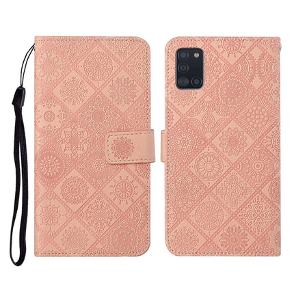 Ethnic Style Embossed Pattern Horizontal Flip Leather Case with Holder & Card Slots & Wallet & Lanyard, For Samsung Galaxy A21s, For Samsung Galaxy A31, For Samsung Galaxy A40