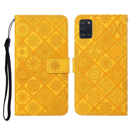 Ethnic Style Embossed Pattern Horizontal Flip Leather Case with Holder & Card Slots & Wallet & Lanyard, For Samsung Galaxy A21s, For Samsung Galaxy A31, For Samsung Galaxy A40
