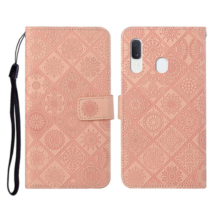 Ethnic Style Embossed Pattern Horizontal Flip Leather Case with Holder & Card Slots & Wallet & Lanyard, For Samsung Galaxy A21s, For Samsung Galaxy A31, For Samsung Galaxy A40