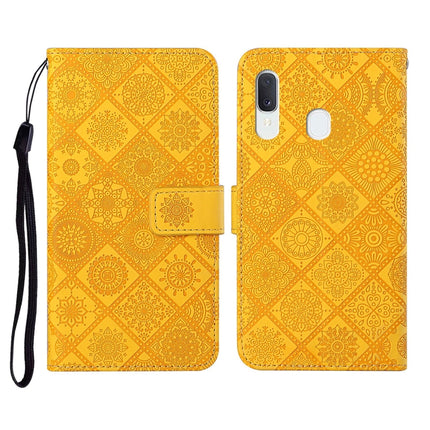 Ethnic Style Embossed Pattern Horizontal Flip Leather Case with Holder & Card Slots & Wallet & Lanyard, For Samsung Galaxy A21s, For Samsung Galaxy A31, For Samsung Galaxy A40
