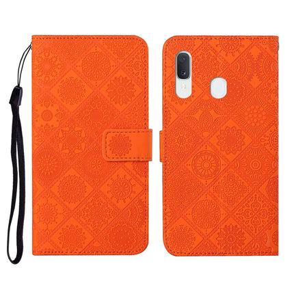 Ethnic Style Embossed Pattern Horizontal Flip Leather Case with Holder & Card Slots & Wallet & Lanyard, For Samsung Galaxy A21s, For Samsung Galaxy A31, For Samsung Galaxy A40