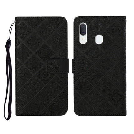 Ethnic Style Embossed Pattern Horizontal Flip Leather Case with Holder & Card Slots & Wallet & Lanyard, For Samsung Galaxy A21s, For Samsung Galaxy A31, For Samsung Galaxy A40