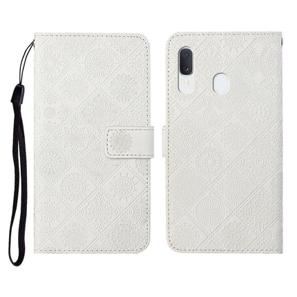 Ethnic Style Embossed Pattern Horizontal Flip Leather Case with Holder & Card Slots & Wallet & Lanyard, For Samsung Galaxy A21s, For Samsung Galaxy A31, For Samsung Galaxy A40