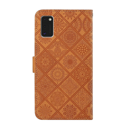 Ethnic Style Embossed Pattern Horizontal Flip Leather Case with Holder & Card Slots & Wallet & Lanyard, For Samsung Galaxy A41, For Samsung Galaxy A42 5G, For Samsung Galaxy A50
