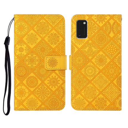 Ethnic Style Embossed Pattern Horizontal Flip Leather Case with Holder & Card Slots & Wallet & Lanyard, For Samsung Galaxy A41, For Samsung Galaxy A42 5G, For Samsung Galaxy A50