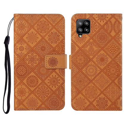 Ethnic Style Embossed Pattern Horizontal Flip Leather Case with Holder & Card Slots & Wallet & Lanyard, For Samsung Galaxy A41, For Samsung Galaxy A42 5G, For Samsung Galaxy A50
