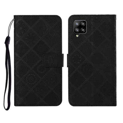 Ethnic Style Embossed Pattern Horizontal Flip Leather Case with Holder & Card Slots & Wallet & Lanyard, For Samsung Galaxy A41, For Samsung Galaxy A42 5G, For Samsung Galaxy A50