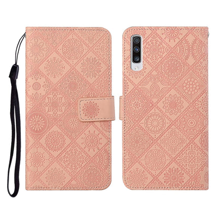 Ethnic Style Embossed Pattern Horizontal Flip Leather Case with Holder & Card Slots & Wallet & Lanyard, For Samsung Galaxy A41, For Samsung Galaxy A42 5G, For Samsung Galaxy A50