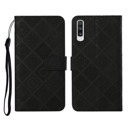 Ethnic Style Embossed Pattern Horizontal Flip Leather Case with Holder & Card Slots & Wallet & Lanyard, For Samsung Galaxy A41, For Samsung Galaxy A42 5G, For Samsung Galaxy A50