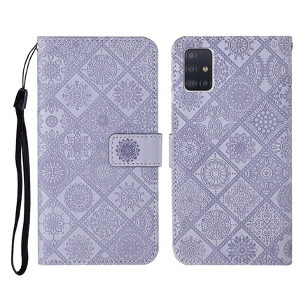 Ethnic Style Embossed Pattern Horizontal Flip Leather Case with Holder & Card Slots & Wallet & Lanyard, For Samsung Galaxy A51, For Samsung Galaxy A70, For Samsung Galaxy A71