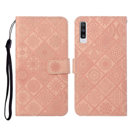 Ethnic Style Embossed Pattern Horizontal Flip Leather Case with Holder & Card Slots & Wallet & Lanyard, For Samsung Galaxy A51, For Samsung Galaxy A70, For Samsung Galaxy A71