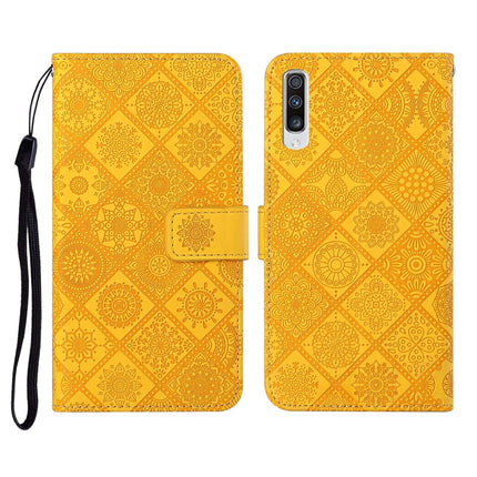 Ethnic Style Embossed Pattern Horizontal Flip Leather Case with Holder & Card Slots & Wallet & Lanyard, For Samsung Galaxy A51, For Samsung Galaxy A70, For Samsung Galaxy A71
