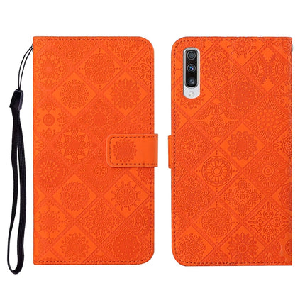 Ethnic Style Embossed Pattern Horizontal Flip Leather Case with Holder & Card Slots & Wallet & Lanyard, For Samsung Galaxy A51, For Samsung Galaxy A70, For Samsung Galaxy A71