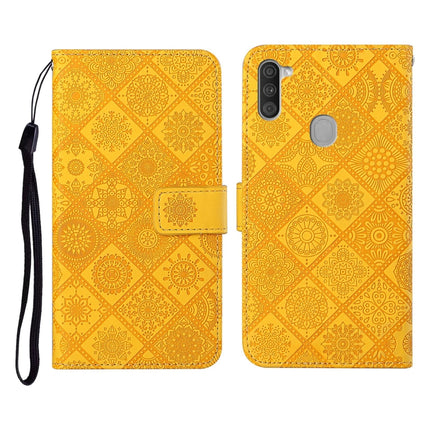 Ethnic Style Embossed Pattern Horizontal Flip Leather Case with Holder & Card Slots & Wallet & Lanyard, For Samsung Galaxy M11, For Samsung Galaxy Note20, For Samsung Galaxy Note20 Ultra