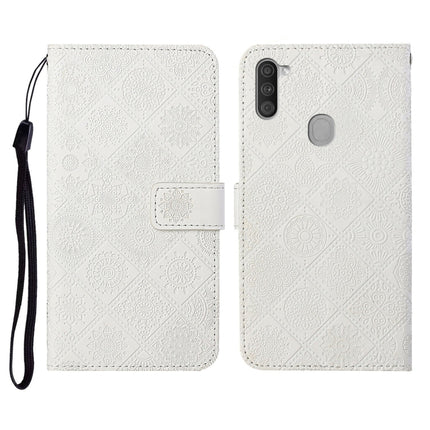 Ethnic Style Embossed Pattern Horizontal Flip Leather Case with Holder & Card Slots & Wallet & Lanyard, For Samsung Galaxy M11, For Samsung Galaxy Note20, For Samsung Galaxy Note20 Ultra