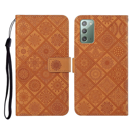Ethnic Style Embossed Pattern Horizontal Flip Leather Case with Holder & Card Slots & Wallet & Lanyard, For Samsung Galaxy M11, For Samsung Galaxy Note20, For Samsung Galaxy Note20 Ultra