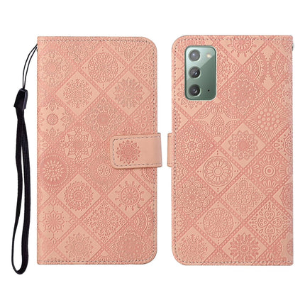 Ethnic Style Embossed Pattern Horizontal Flip Leather Case with Holder & Card Slots & Wallet & Lanyard, For Samsung Galaxy M11, For Samsung Galaxy Note20, For Samsung Galaxy Note20 Ultra