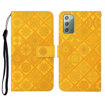 Ethnic Style Embossed Pattern Horizontal Flip Leather Case with Holder & Card Slots & Wallet & Lanyard, For Samsung Galaxy M11, For Samsung Galaxy Note20, For Samsung Galaxy Note20 Ultra