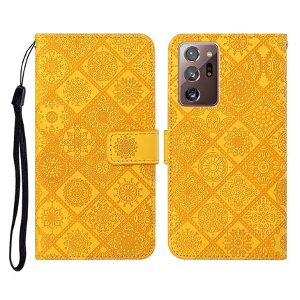 Ethnic Style Embossed Pattern Horizontal Flip Leather Case with Holder & Card Slots & Wallet & Lanyard, For Samsung Galaxy M11, For Samsung Galaxy Note20, For Samsung Galaxy Note20 Ultra