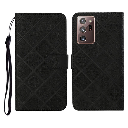 Ethnic Style Embossed Pattern Horizontal Flip Leather Case with Holder & Card Slots & Wallet & Lanyard, For Samsung Galaxy M11, For Samsung Galaxy Note20, For Samsung Galaxy Note20 Ultra