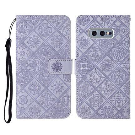 Ethnic Style Embossed Pattern Horizontal Flip Leather Case with Holder & Card Slots & Wallet & Lanyard, For Samsung Galaxy S10, For Samsung Galaxy S10+, For Samsung Galaxy S10e