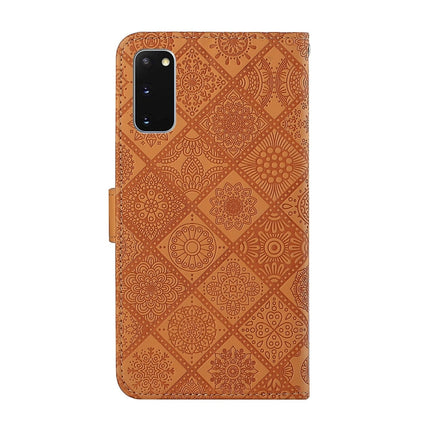 Ethnic Style Embossed Pattern Horizontal Flip Leather Case with Holder & Card Slots & Wallet & Lanyard, For Samsung Galaxy S20, For Samsung Galaxy S20 FE, For Samsung Galaxy S20+