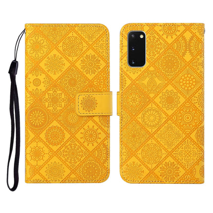 Ethnic Style Embossed Pattern Horizontal Flip Leather Case with Holder & Card Slots & Wallet & Lanyard, For Samsung Galaxy S20, For Samsung Galaxy S20 FE, For Samsung Galaxy S20+