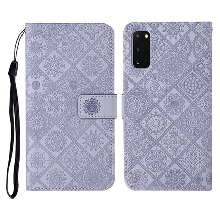 Ethnic Style Embossed Pattern Horizontal Flip Leather Case with Holder & Card Slots & Wallet & Lanyard, For Samsung Galaxy S20, For Samsung Galaxy S20 FE, For Samsung Galaxy S20+
