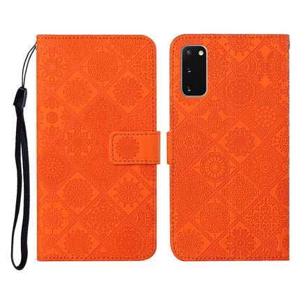 Ethnic Style Embossed Pattern Horizontal Flip Leather Case with Holder & Card Slots & Wallet & Lanyard, For Samsung Galaxy S20, For Samsung Galaxy S20 FE, For Samsung Galaxy S20+