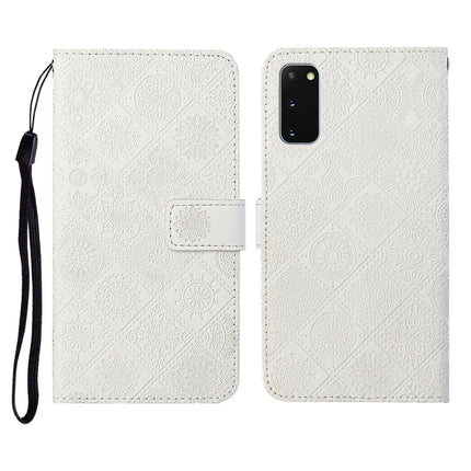 Ethnic Style Embossed Pattern Horizontal Flip Leather Case with Holder & Card Slots & Wallet & Lanyard, For Samsung Galaxy S20, For Samsung Galaxy S20 FE, For Samsung Galaxy S20+