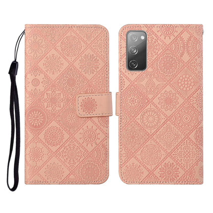 Ethnic Style Embossed Pattern Horizontal Flip Leather Case with Holder & Card Slots & Wallet & Lanyard, For Samsung Galaxy S20, For Samsung Galaxy S20 FE, For Samsung Galaxy S20+