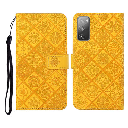 Ethnic Style Embossed Pattern Horizontal Flip Leather Case with Holder & Card Slots & Wallet & Lanyard, For Samsung Galaxy S20, For Samsung Galaxy S20 FE, For Samsung Galaxy S20+