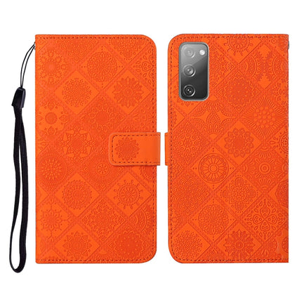 Ethnic Style Embossed Pattern Horizontal Flip Leather Case with Holder & Card Slots & Wallet & Lanyard, For Samsung Galaxy S20, For Samsung Galaxy S20 FE, For Samsung Galaxy S20+