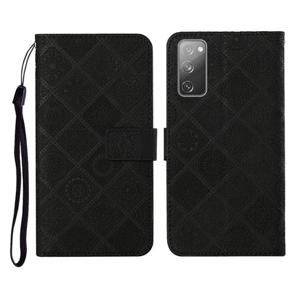 Ethnic Style Embossed Pattern Horizontal Flip Leather Case with Holder & Card Slots & Wallet & Lanyard, For Samsung Galaxy S20, For Samsung Galaxy S20 FE, For Samsung Galaxy S20+