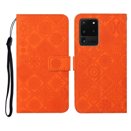 Ethnic Style Embossed Pattern Horizontal Flip Leather Case with Holder & Card Slots & Wallet & Lanyard, For Samsung Galaxy S20 Ultra, For Samsung Galaxy Galaxy S21 5G, For Samsung Galaxy S21+ 5G, For Samsung Galaxy Galaxy S21+ 5G