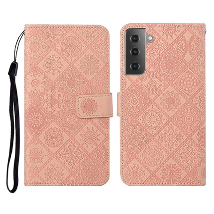 Ethnic Style Embossed Pattern Horizontal Flip Leather Case with Holder & Card Slots & Wallet & Lanyard, For Samsung Galaxy S20 Ultra, For Samsung Galaxy Galaxy S21 5G, For Samsung Galaxy S21+ 5G, For Samsung Galaxy Galaxy S21+ 5G